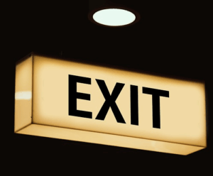 exit 판넬