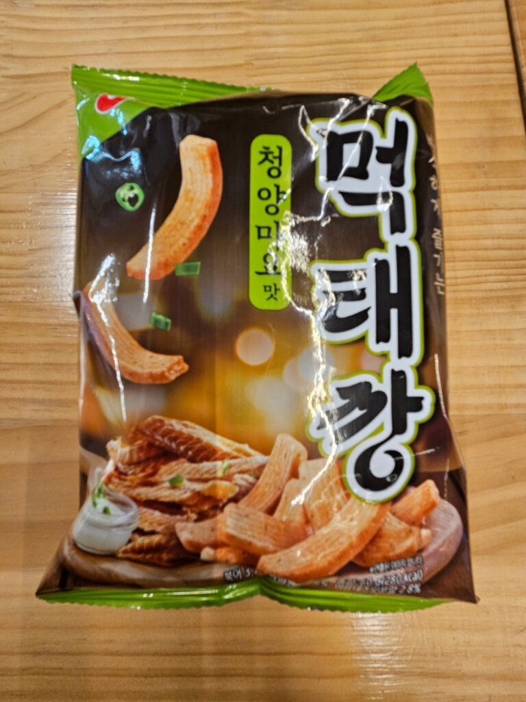 먹태깡 봉지 앞면